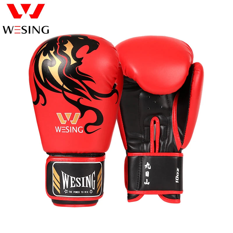 Wesing Boxing Training gloves leather Punch Bag Gloves Pink Boxing Gloves