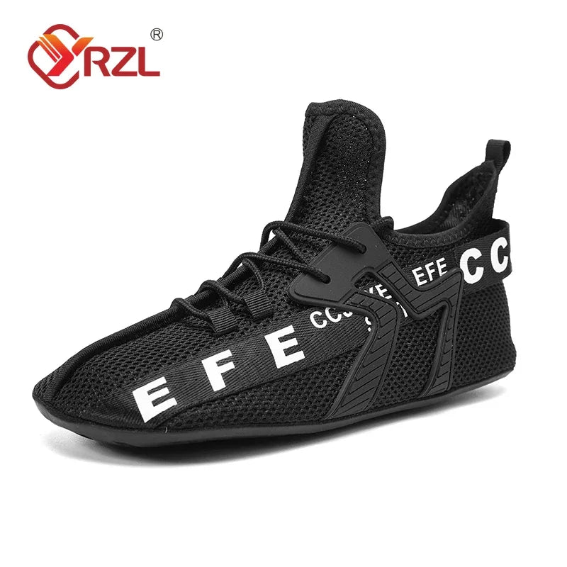 YRZL Loafers Shoes Men Casual Mesh Breathable Non Slip Outdoor Comfortable Indoor Gym Shoes Big Size Shoes for Men