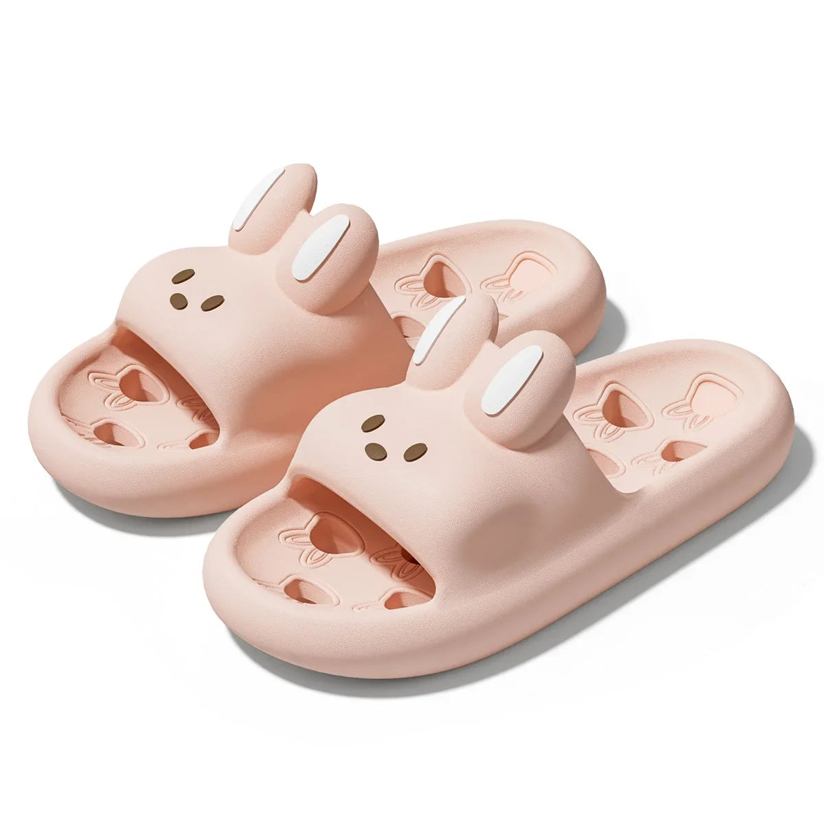 Summer Men Bathroom Slippers Women Cute Cartoon Home Sandals Breathable Soft EVA Non-slip Slides Indoor Quick Drying Flip Flops