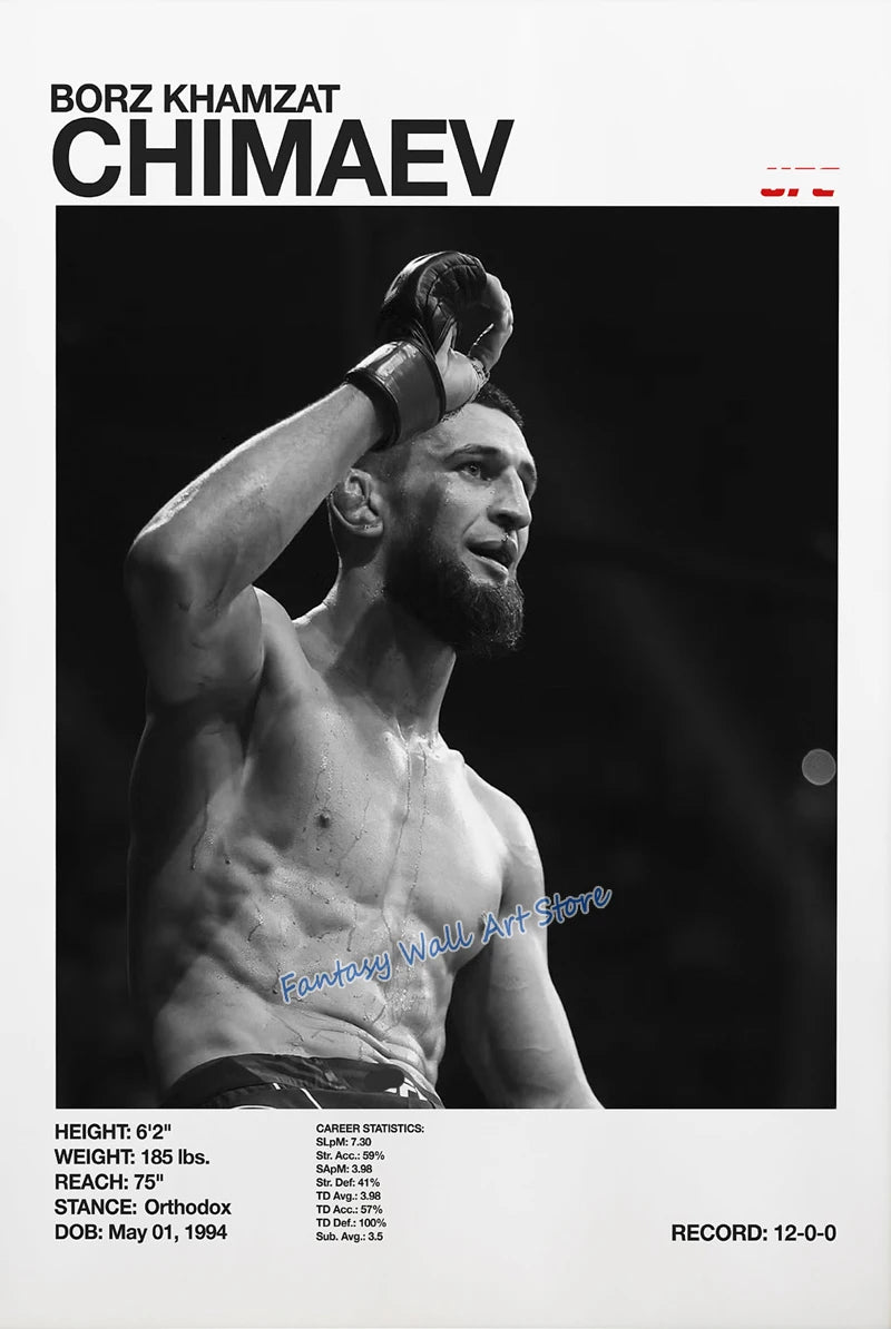 World Famous Boxing Players The Best Boxing Athlete Minimalist Black and White Poster Canvas Painting Wall Pictures Home Decor