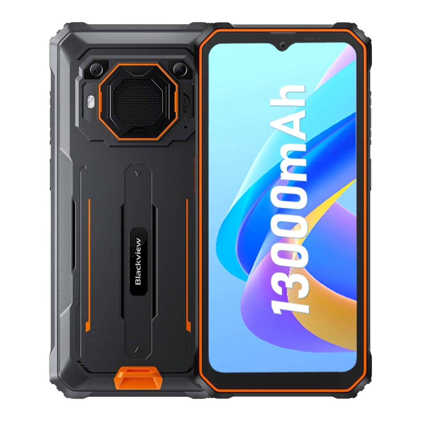 Blackview BV6200 Pro Rugged Phone 4GB / 6GB+128GB IP69 Waterproof Helio P35 13000mAh With 18W Fast Charg NFC 4G Smartphone