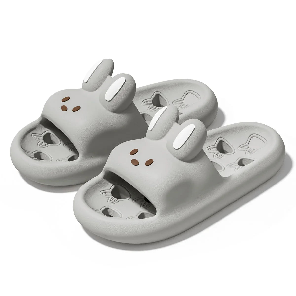 Summer Men Bathroom Slippers Women Cute Cartoon Home Sandals Breathable Soft EVA Non-slip Slides Indoor Quick Drying Flip Flops