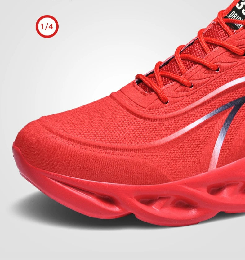 Trend Men's Sneakers Fashion Men's Running Shoes Tennis Basketball Sports Shoes Outdoor Walking Breathable Lace-up Jogging Shoes