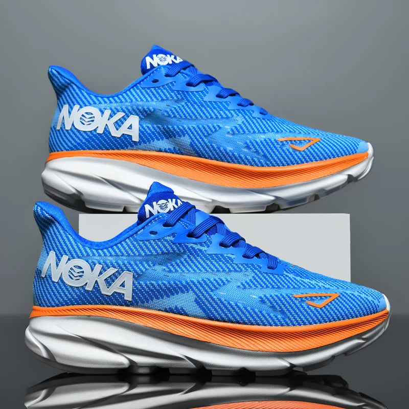 Men Sports Running Shoes Casual Carbon Plate Marathon Breathable Lightweight Women's Comfortable Athletic Nonskid Sneakers