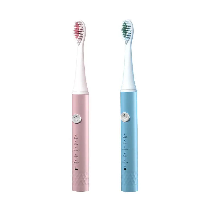 Jianpai Adult Blue Pink Sonic Electric Toothbrush Adult 5-gear Mode USB Charging IPX7 Waterproof Sonic Electric Toothbrush