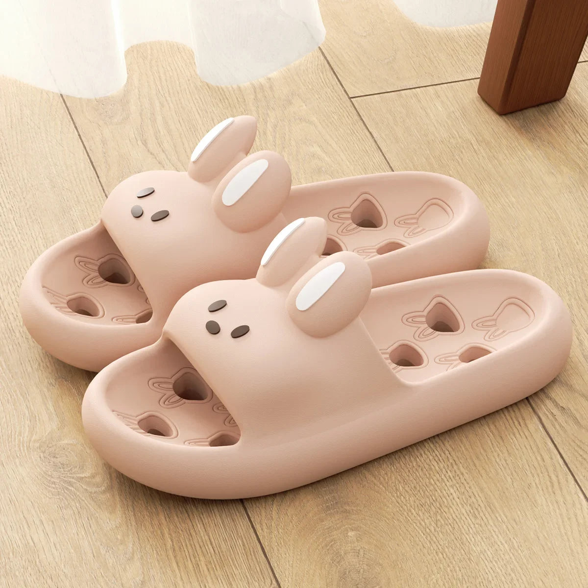 Summer Men Bathroom Slippers Women Cute Cartoon Home Sandals Breathable Soft EVA Non-slip Slides Indoor Quick Drying Flip Flops