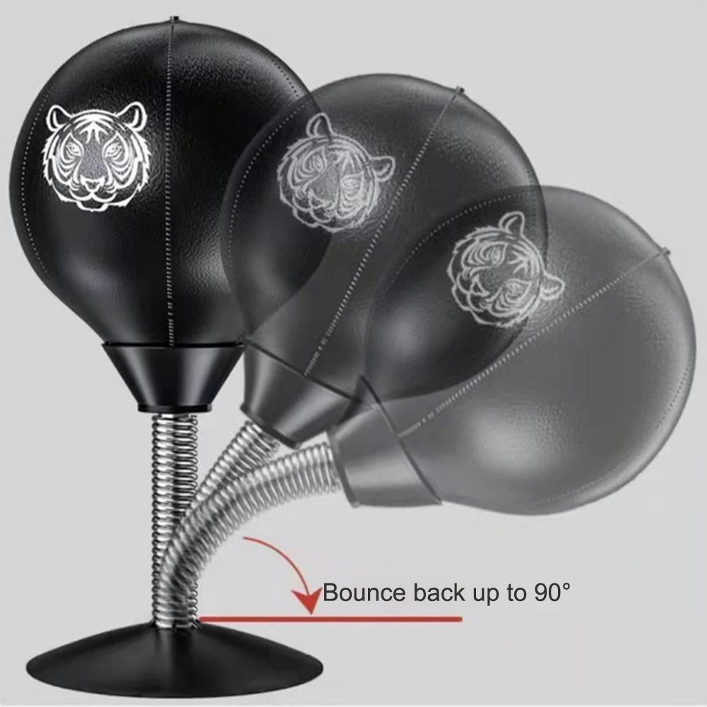 Boxing Bag Heavy Duty Stress Relief Desk Boxing Punch Ball Free Standing Stress Buster Funny Toys for Kids Coworkers and Friends