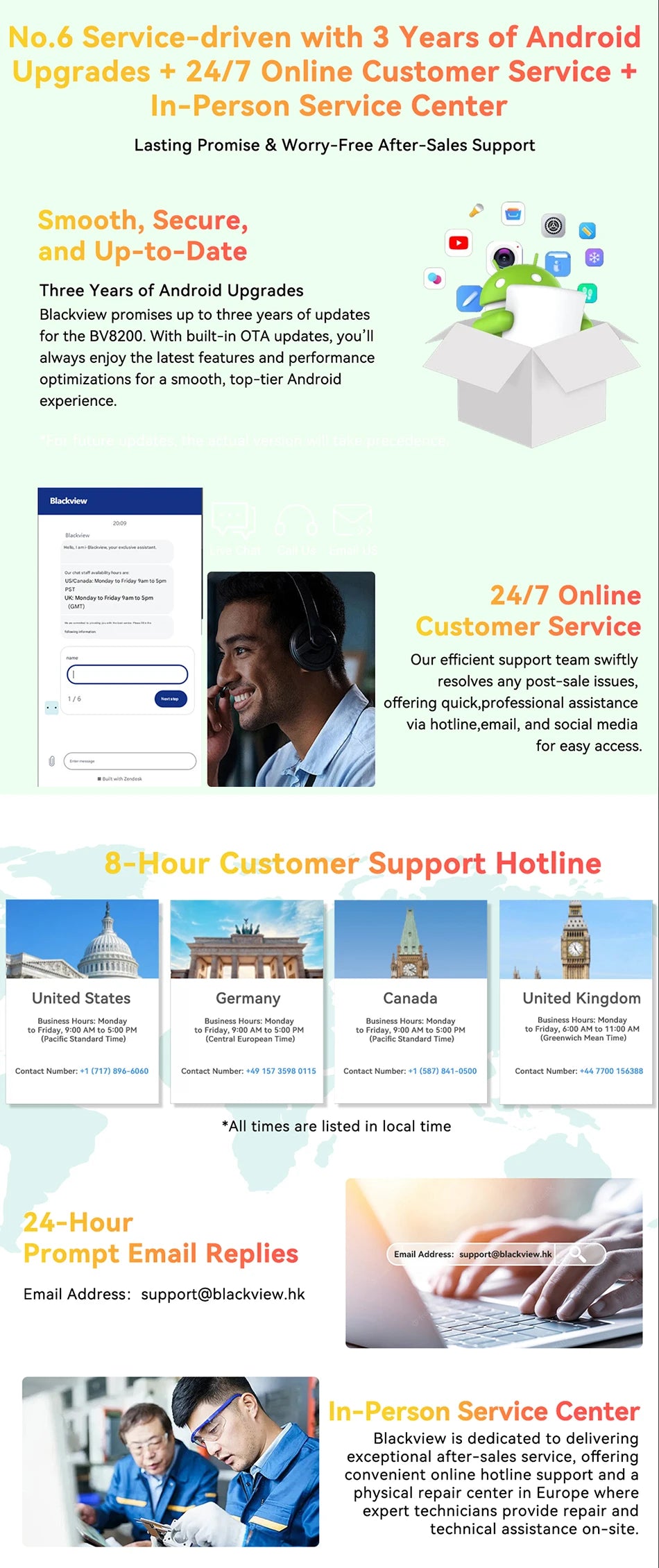 【World premiere】Blackview BV8200 Rugged Phone 6.5" 2.4K 120Hz Display Helio G100 NFC 12GB 256GB Android 14 45W Charger CellPhone