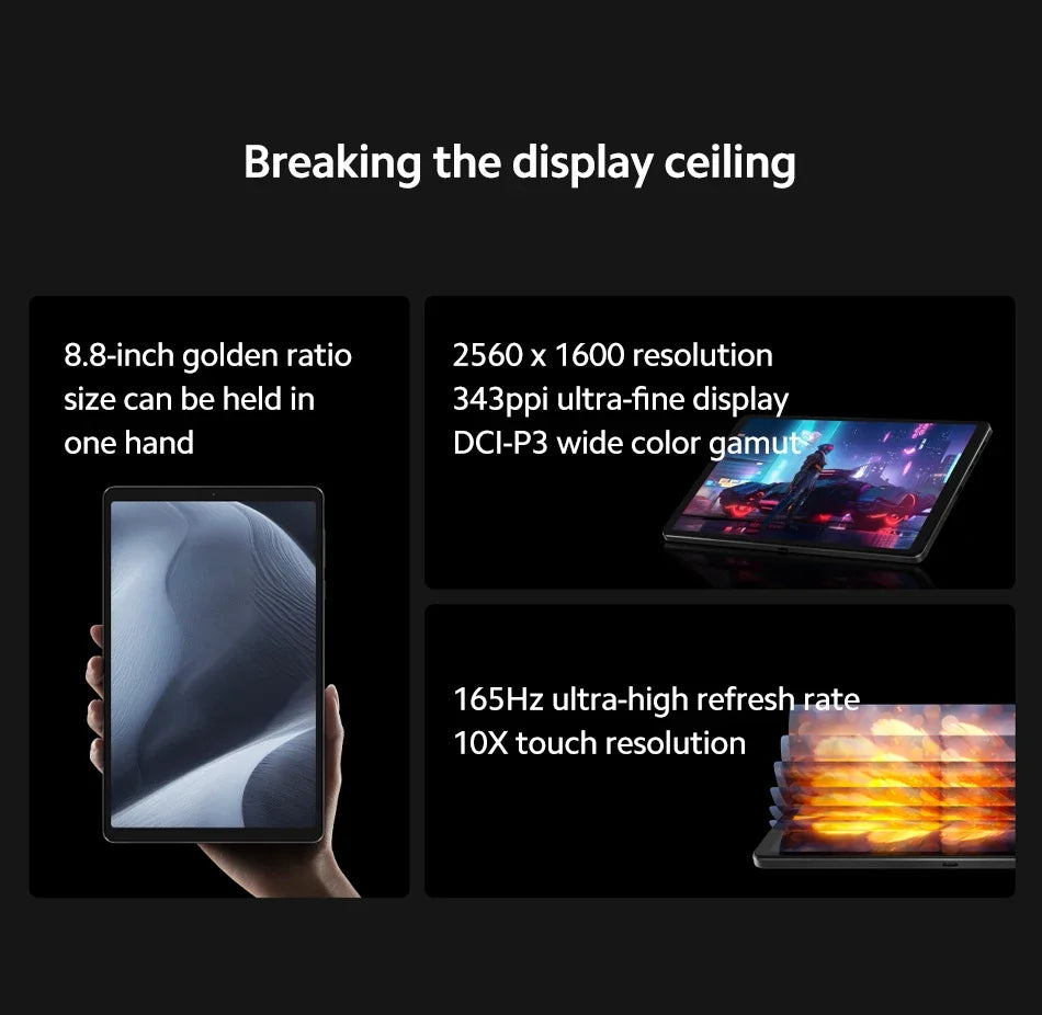 Lenovo LEGION Y700 2025 Tablet Original Global ROM 8.8-Inch 2K 165Hz Display Snapdragon 8 Gen 3  WIFI 7 Android 6550mAh  Pad PC