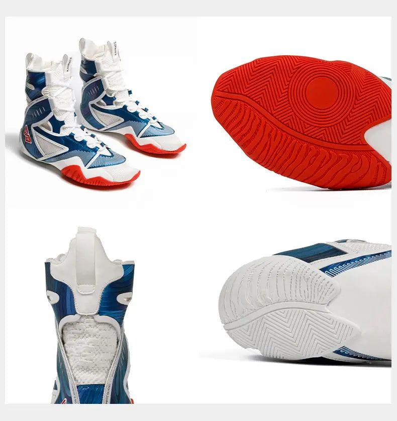 Boxing Shoes Men Boxing Boots Top Quality Combat Athletic Breathable Fighting Sneakers Casual Non-Slip Equipment Wrestling Boots