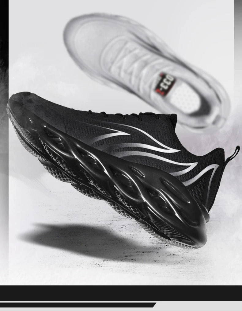 Trend Men's Sneakers Fashion Men's Running Shoes Tennis Basketball Sports Shoes Outdoor Walking Breathable Lace-up Jogging Shoes