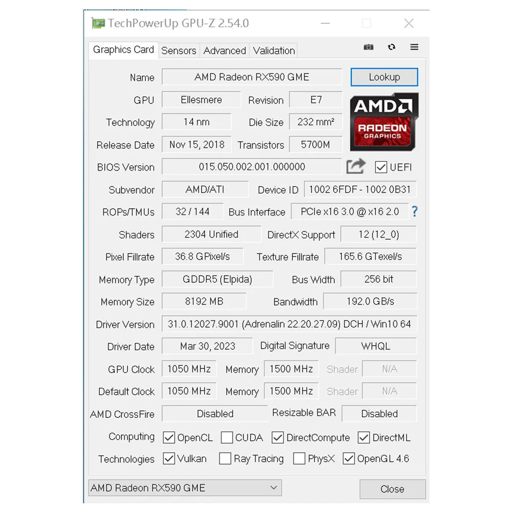 MAXSUN NEW AMD RX 590 GME 8GB Placa De Video Gaming Graphics Card GDDR5 256Bit PCI Express 3.0 ×16 8Pin Radeon GPU rx590 Series