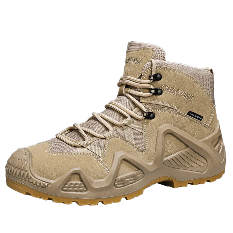 Men's Brand Outdoor Lace-up Boots Autumn Winter Man Fashion Solid Shoes for Men Waterproof Wear-resistant Boots Male Hike Shoes