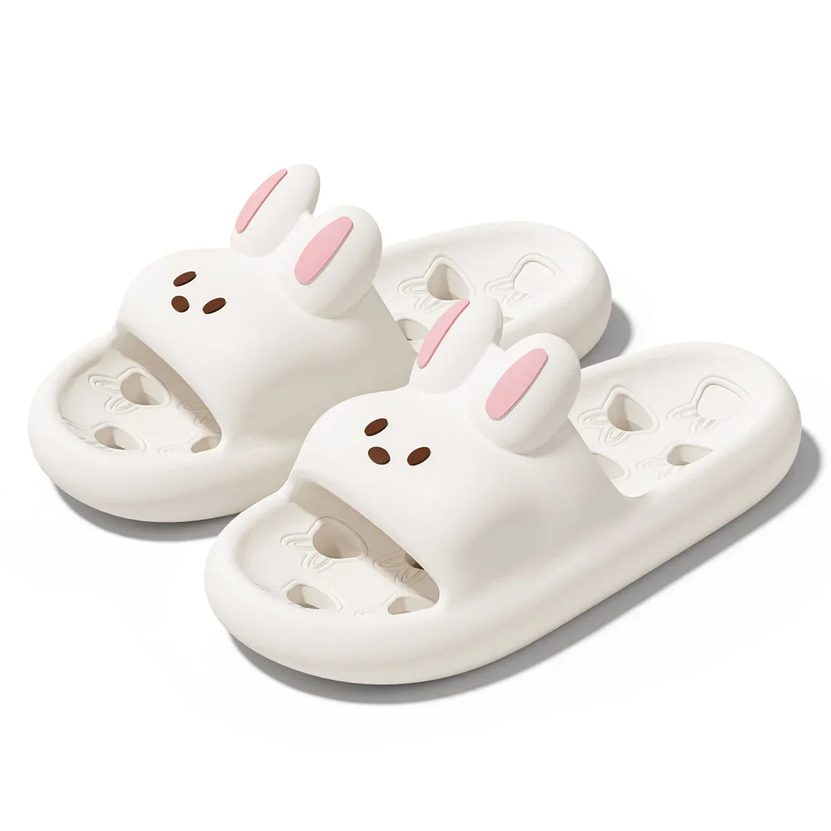 Summer Men Bathroom Slippers Women Cute Cartoon Home Sandals Breathable Soft EVA Non-slip Slides Indoor Quick Drying Flip Flops