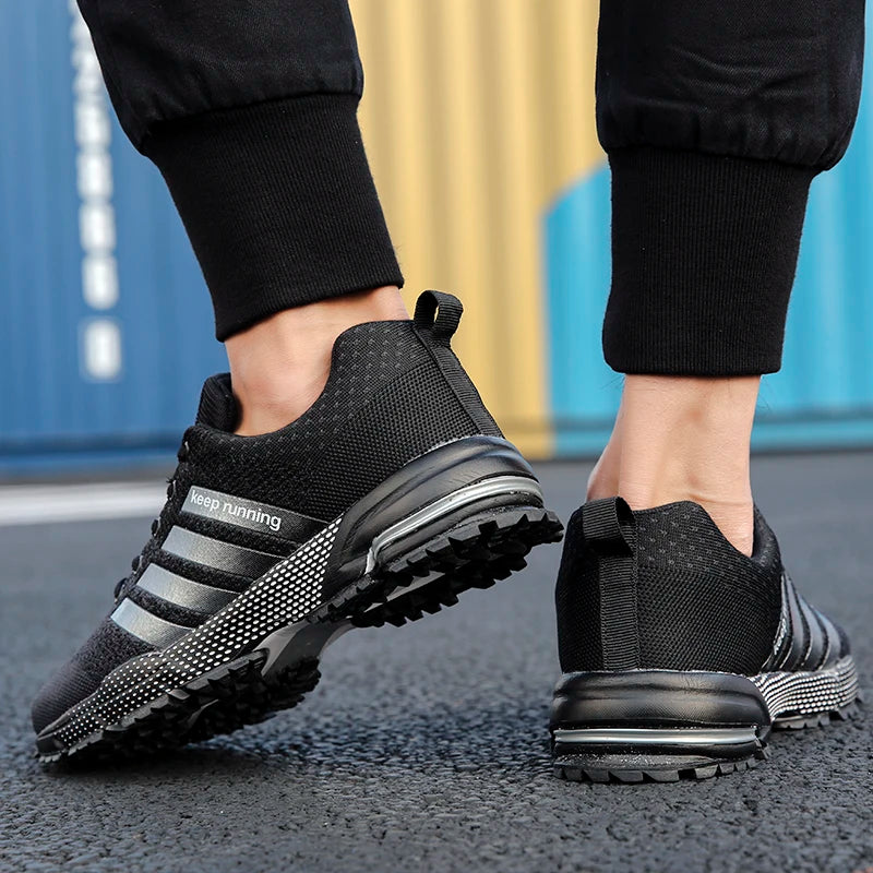 New large size men's casual sports shoes fashion thick soles easily breathable men's sneakers comfortable running men's shoes