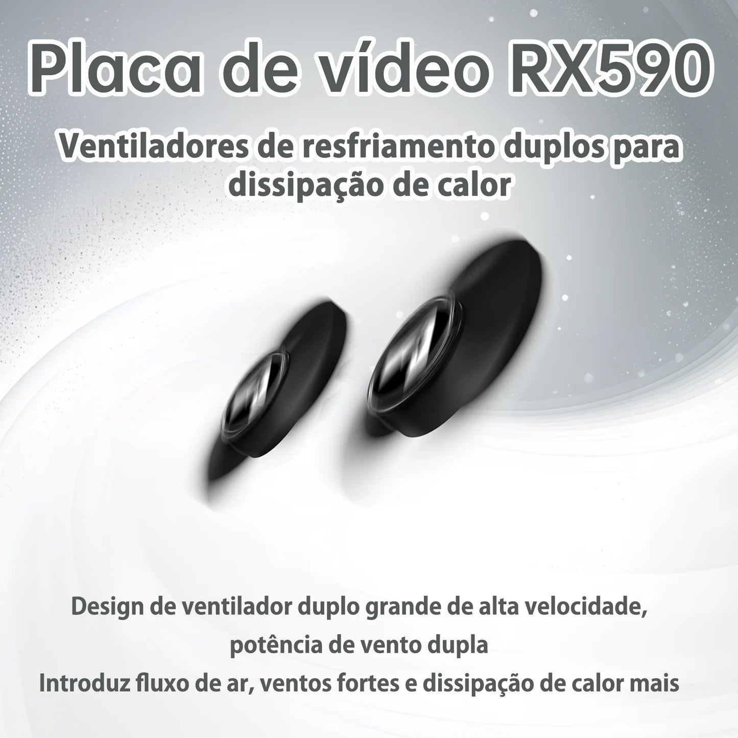 MAXSUN NEW AMD RX 590 GME 8GB Placa De Video Gaming Graphics Card GDDR5 256Bit PCI Express 3.0 ×16 8Pin Radeon GPU rx590 Series