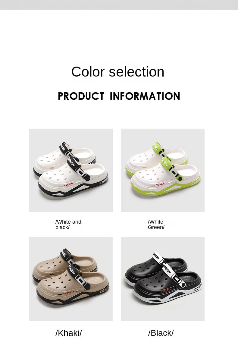 New Breathable sandals For Women Men Summer EVA Garden Clogs Shoes Outdoor Holes Beach Slippers Comfortable House Slides