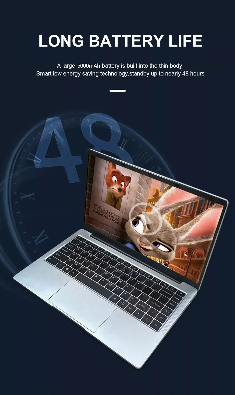 Professional Notebook Windows 11 intel Atom A3950 Laptop Computer 12GB DDR4 1TB 2TB SSD 1920*1080P 14.1" Notebook PC Computer