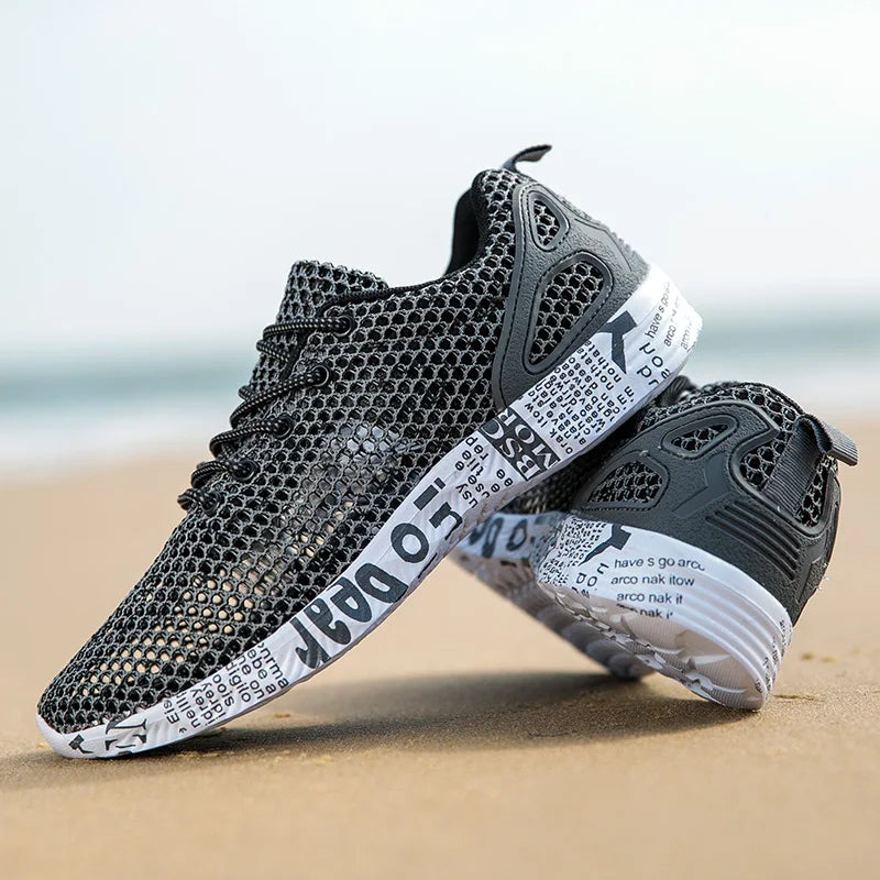 Hight Quality Summer Mens Casual Shoes Aqua Shoes Origin Air Mesh Sneakers Fashion Foam Sport Footwear Beach Shoes Water Shoes