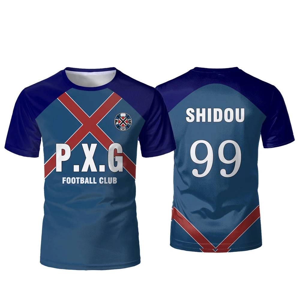 Summer Blue Lock Anime 3D Print T-Shirts Men Women Streetwear Oversized Short Sleeve T Shirt Male Tees Tops Man Jersey Clothing