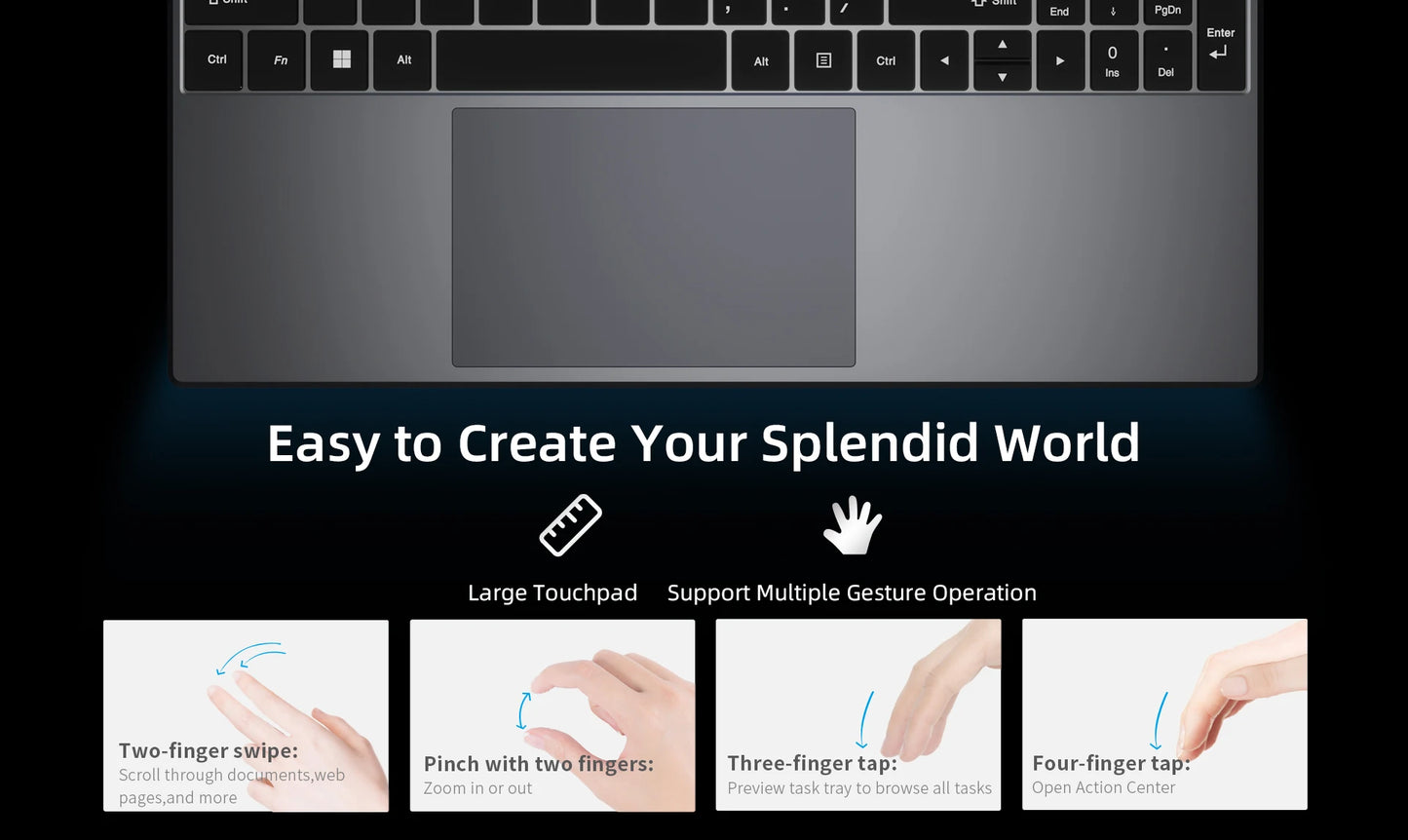 Bmax X15 Pro 15.6 Inch 16Gb Ram 512Gb Ssd Intel N95 Cpu Windows 11 Notebook 1920*1080 Dual Wifi USB Pc Laptop Ddr4