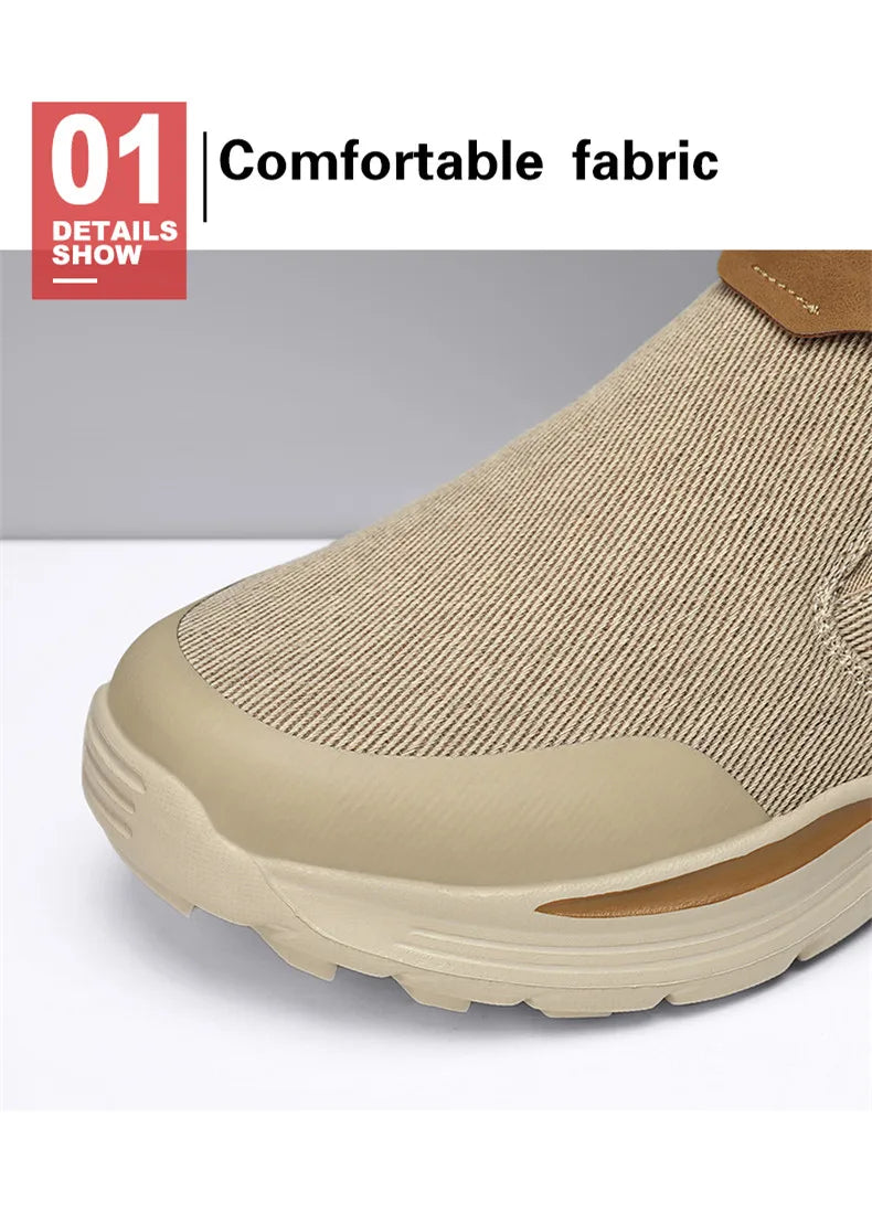 Men's Casual Shoes Fashion Canvas Shoes Breathable Men's Walking Flat Sneakers Outdoor Lightweight Men's Shoes Vulcanize Shoes