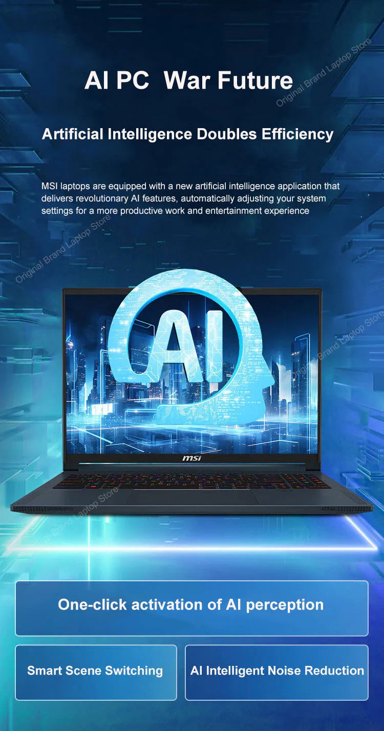 2024 MSI Thin 15 Gaming Laptop 15.6 Inch 2.5K FHD 144Hz IPS Screen Notebook i5-13420H 32GB 1TB RTX3050 Gaming Netbook Computer