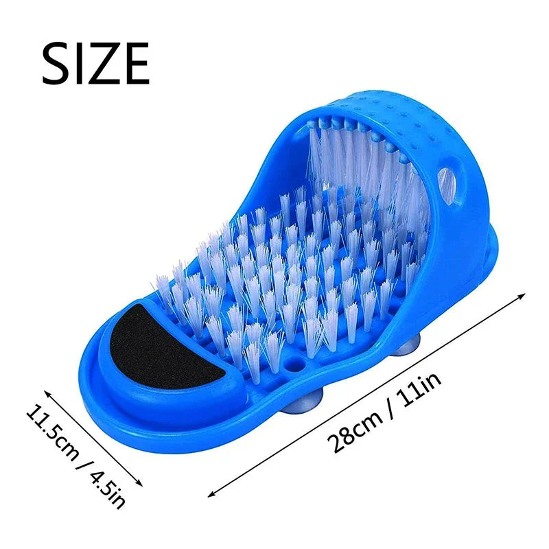 Bathroom Foot Massage Slippers Lazy Foot Washing Rubbing Slippers Suction Cup Foot Rubbing Mop Dead Skin Removal TV Foot Washers