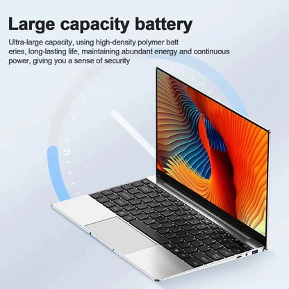 Professional Notebook Windows 11 intel Atom A3950 Laptop Computer 12GB DDR4 1TB 2TB SSD 1920*1080P 14.1" Notebook PC Computer