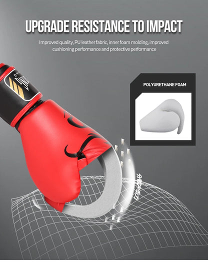 Wesing Boxing Training gloves leather Punch Bag Gloves Pink Boxing Gloves