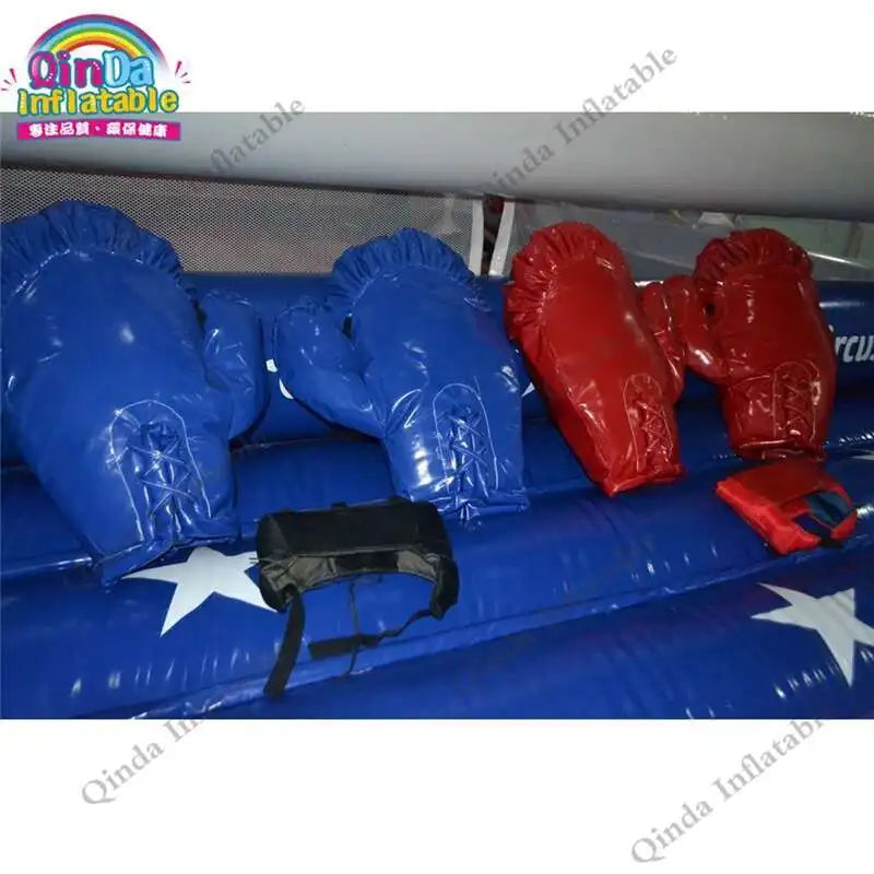 Inflatable Boxing Ring Gloves Inflatable Wrestling Rings Bounce Games For Sale