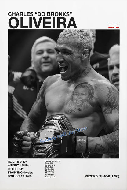 World Famous Boxing Players The Best Boxing Athlete Minimalist Black and White Poster Canvas Painting Wall Pictures Home Decor