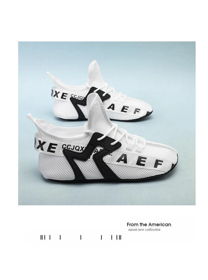 YRZL Loafers Shoes Men Casual Mesh Breathable Non Slip Outdoor Comfortable Indoor Gym Shoes Big Size Shoes for Men