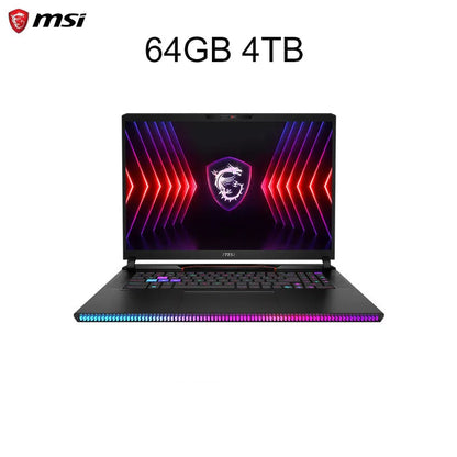 2024 MSI Raider GE68 HX Gaming Laptop 16 Inch 4K UHD 120Hz Mini LED Screen Notebook i9-14900HX 32GB 2TB RTX4080 Netbook Computer