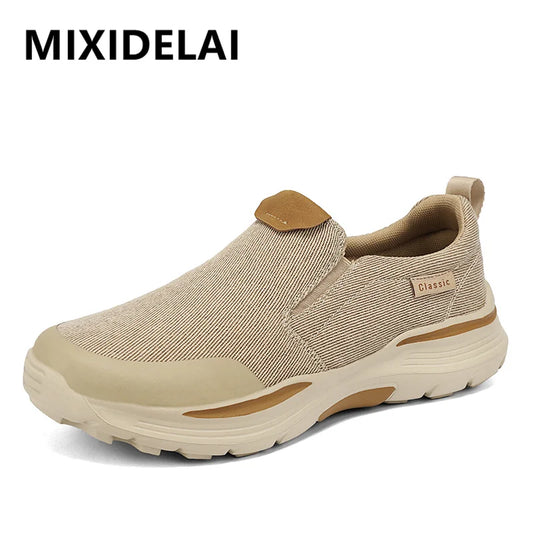 Men's Casual Shoes Fashion Canvas Shoes Breathable Men's Walking Flat Sneakers Outdoor Lightweight Men's Shoes Vulcanize Shoes