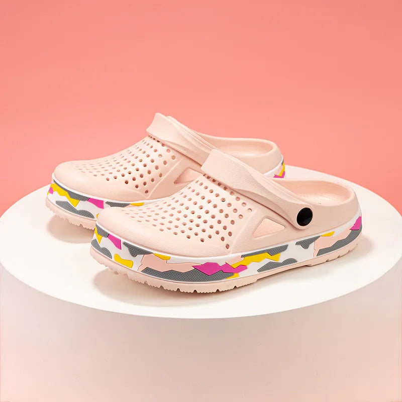 Summer Outdoor Sandals Men Fashion Platform Slippers Women Beach Eva Sole Slide Sandal Clogs