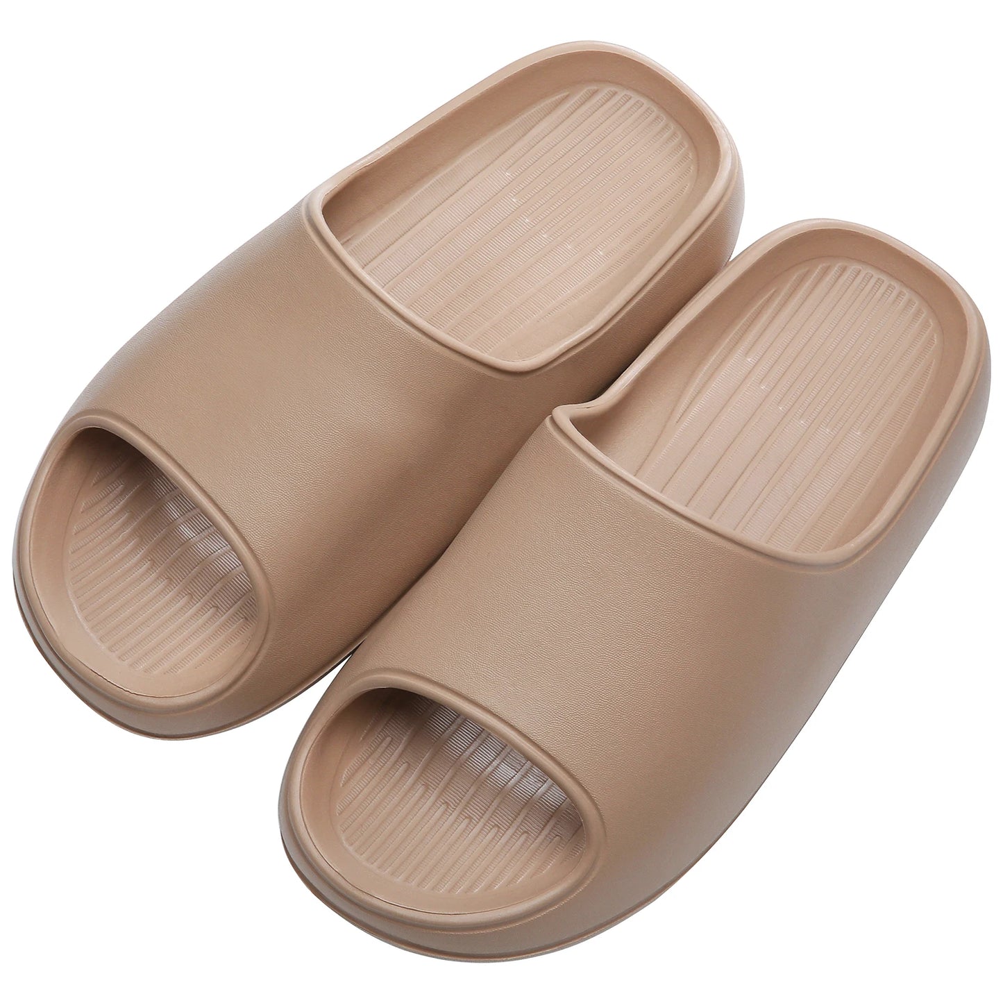 Bebealy Fashion Brand Sneaker Slippers For Women Men Casual Platform Slides Summer Beach Slippers EVA Hollow Sports House Shoes