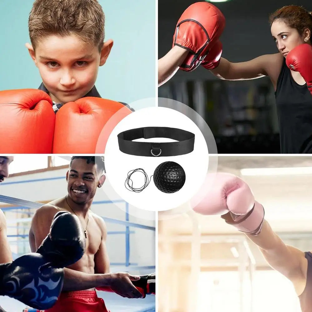 Indoor Boxing Reflex Ball Set Reflex Speed Training Punching Balls Child Adults Fitness Equipment For Hand Eye Coordination
