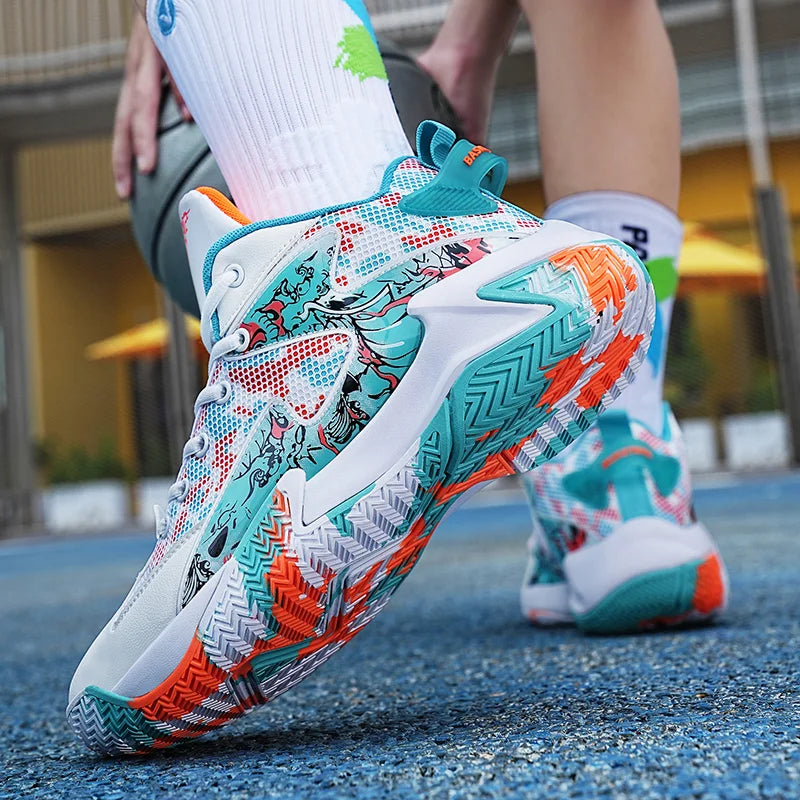 Xiaomi Youpin Sneakers Light Non Slip Cushioning Basketball Shoes Men Breathable Couple Running Shoes Women Hard Wear Footwears