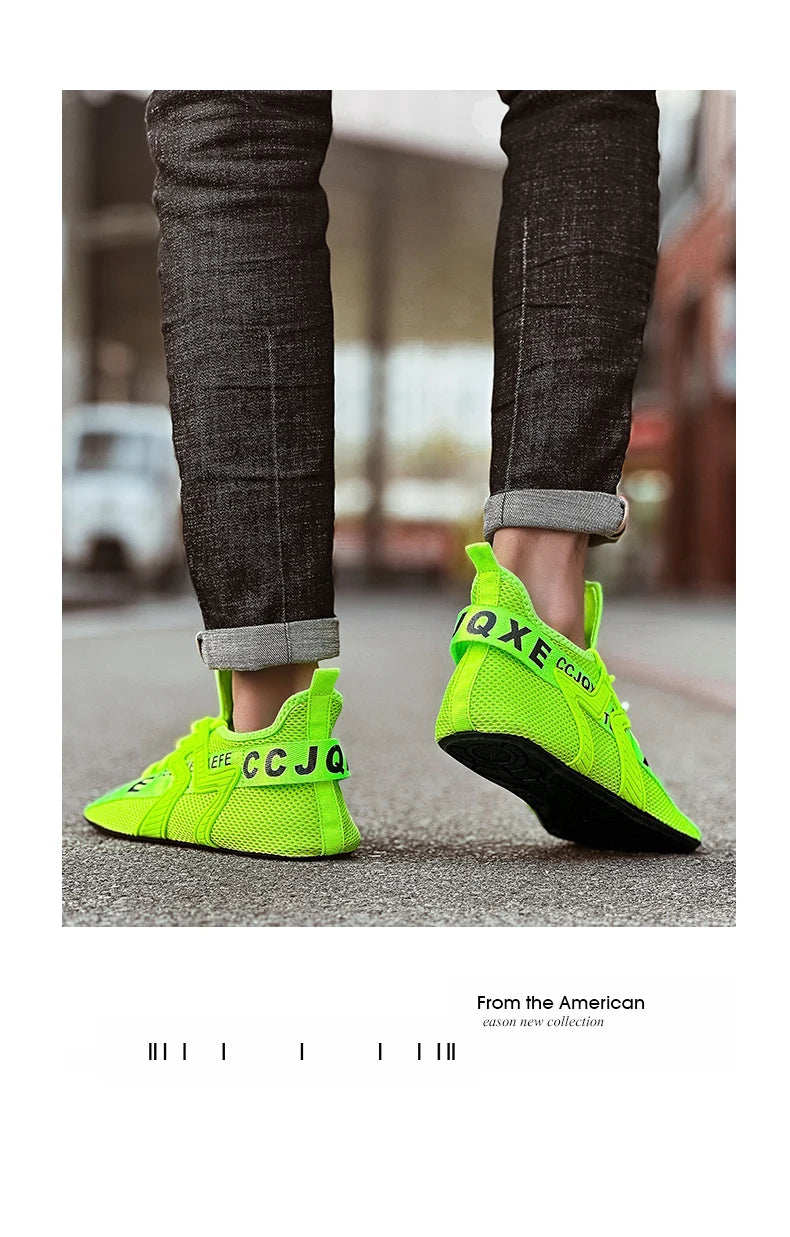 YRZL Loafers Shoes Men Casual Mesh Breathable Non Slip Outdoor Comfortable Indoor Gym Shoes Big Size Shoes for Men