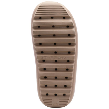 Bebealy Fashion Brand Sneaker Slippers For Women Men Casual Platform Slides Summer Beach Slippers EVA Hollow Sports House Shoes