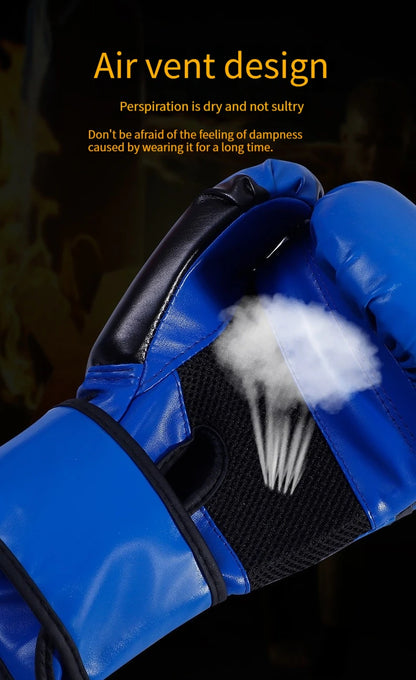 Boxing Gloves Breathable Kickboxing Gloves Comfortable Professional Boxing Gloves Punching Training Gloves for Children Adults