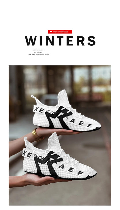 YRZL Loafers Shoes Men Casual Mesh Breathable Non Slip Outdoor Comfortable Indoor Gym Shoes Big Size Shoes for Men