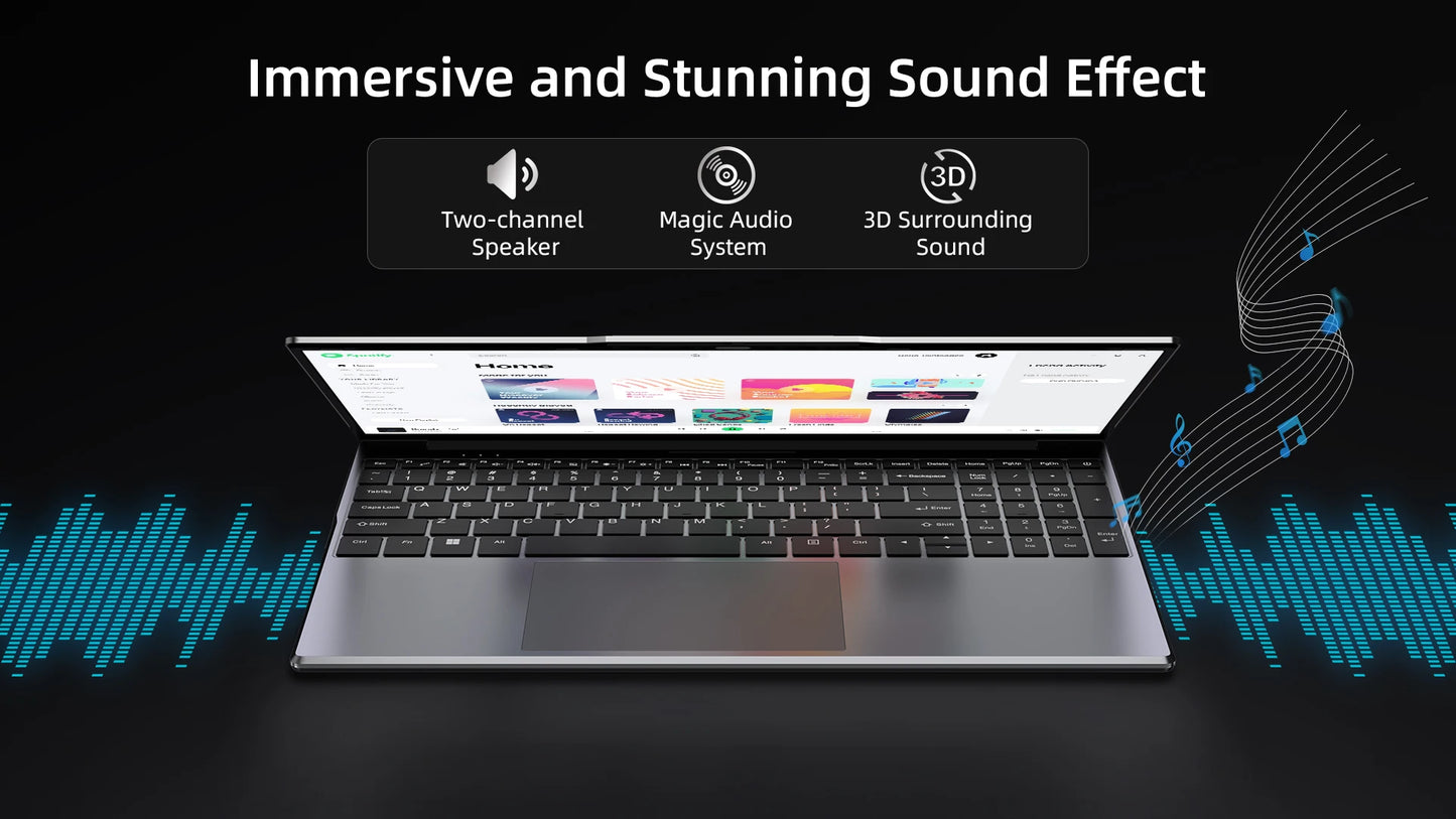 Bmax X15 Pro 15.6 Inch 16Gb Ram 512Gb Ssd Intel N95 Cpu Windows 11 Notebook 1920*1080 Dual Wifi USB Pc Laptop Ddr4