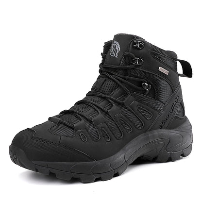 New Men Tactical Boot Breathable Safety Anti-Slip Hunting Boot Motorcycle Male Army Boots Desert Climbing Hiking Shoes Size Plus