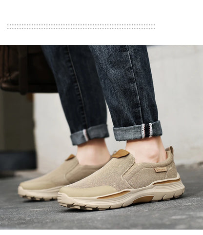 Men's Casual Shoes Fashion Canvas Shoes Breathable Men's Walking Flat Sneakers Outdoor Lightweight Men's Shoes Vulcanize Shoes