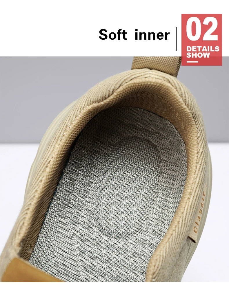 Men's Casual Shoes Fashion Canvas Shoes Breathable Men's Walking Flat Sneakers Outdoor Lightweight Men's Shoes Vulcanize Shoes