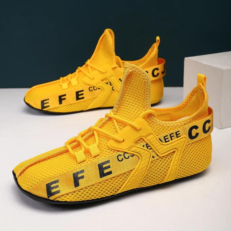 YRZL Loafers Shoes Men Casual Mesh Breathable Non Slip Outdoor Comfortable Indoor Gym Shoes Big Size Shoes for Men