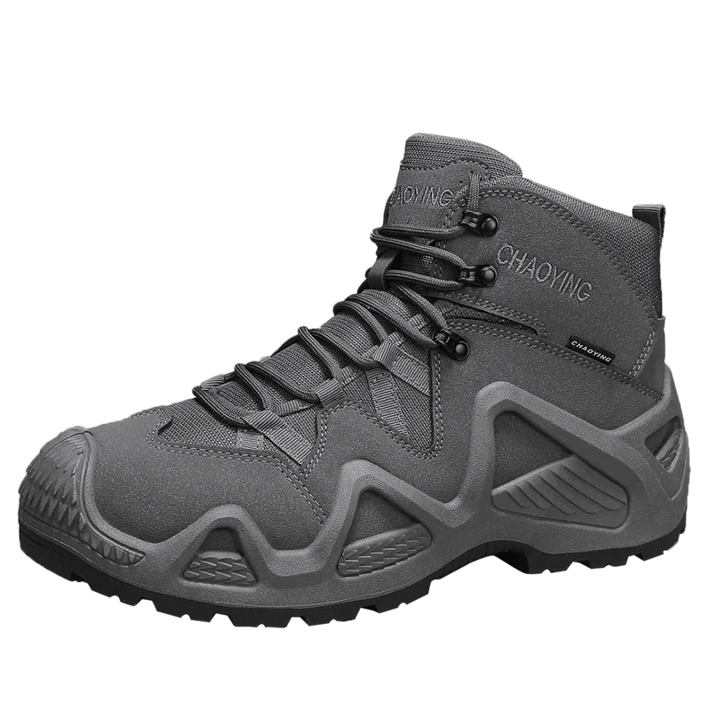 Men's Brand Outdoor Lace-up Boots Autumn Winter Man Fashion Solid Shoes for Men Waterproof Wear-resistant Boots Male Hike Shoes