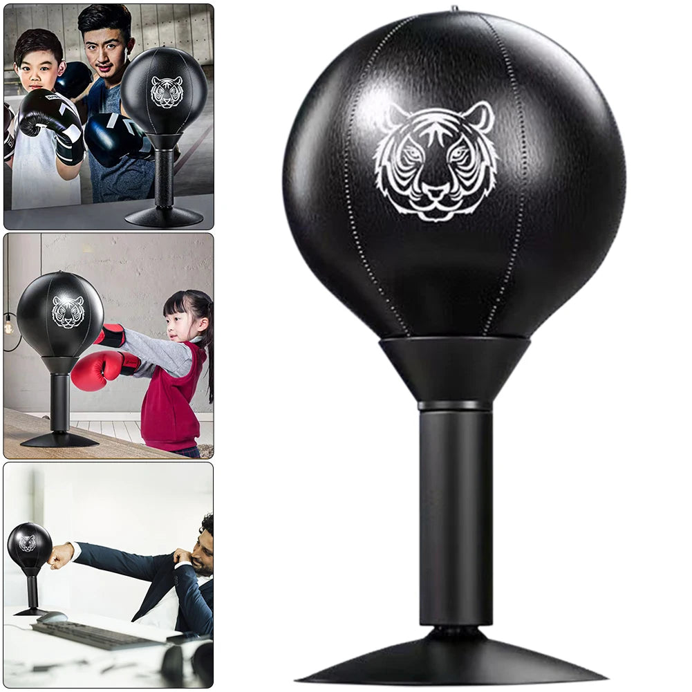 Boxing Bag Heavy Duty Stress Relief Desk Boxing Punch Ball Free Standing Stress Buster Funny Toys for Kids Coworkers and Friends